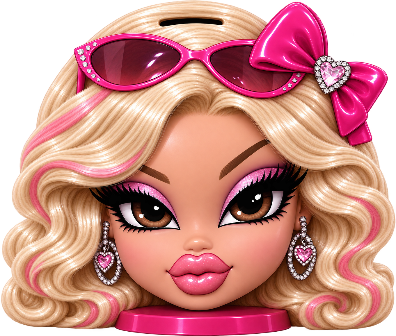 Bratz Type DOll Head Bank
