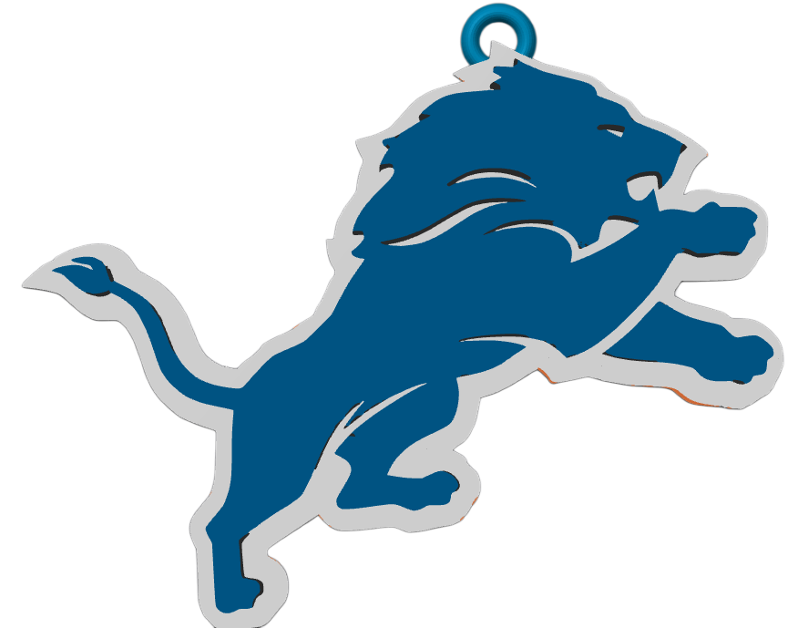 Detroit Lions Ear Ring Set